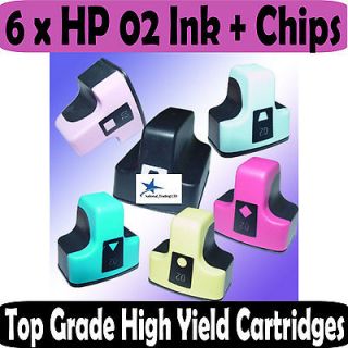 Newly listed 4 Yellow Ink Cartridges for HP 02 XL HP02 PhotoSmart