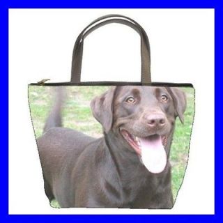 Bucket Bag Handbag CHOCOLATE LABRADOR RETRIEVER Pet Dog (21648030)