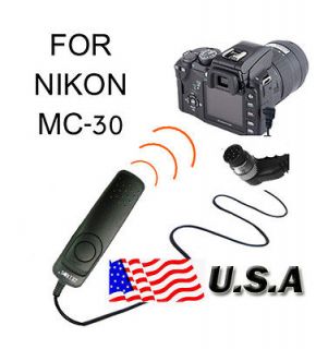 REMOTE Cable RELEASE FOR NIKON D300 D200 D700 D3 D2X F6 S5 MC 30