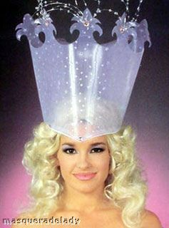 good fairy crown witch glinda wizard of oz hat pink gems glitz costume