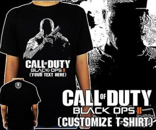 Call Of Duty BLACK OPS 2 II Xbox360 PS3 PC Black t shirt tee S   3XL