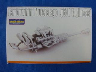 HOBBY DESIGN HD03 0196 1/24 Murciel AGO LP670 Engine （PE+Metal parts