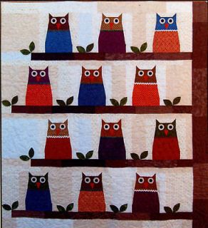 Buttons & Bees Quilt Pattern   Hootenanny   Owl Owls