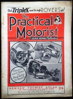 PRACTICAL MOTORIST MAGAZINE JAN 12 1935   MAGNETO REPAIRS, HILLMAN