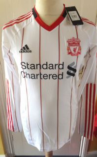 Liverpool Away Player Issue TechFit Football Shirt BNWT long sleeve XL