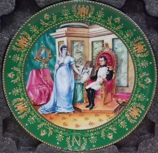 NEW Vintage DArceau Limoges Porcelain Plate Napoleon & Josephine The