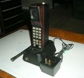 Very Rare Burgundy & Black Vintage Motorola Dynatac 8000S Thick Brick