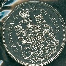  Like Half Dollar 50 Fifty Cent 82 Canada/Canadian BU Coin UNC A1