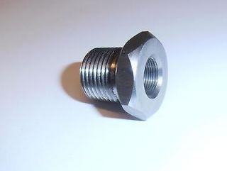 Stainless Solvent Trap 1/2 28 3/4 16 Thread Oil Filter Adapter fast