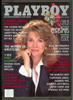 Playboy December 1989 Candice Bergen   Petra Verkaik