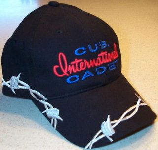 Barbed Wire IH Cub Cadet Hood Logo Solid Hat (3 types)