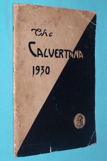 1930 Calvert High School Yearbook Annual Tiffin Ohio OH