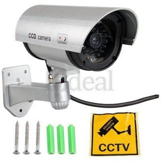 Fake Dummy Mock LED Home Security SPY CCTV Surveillance Camera
