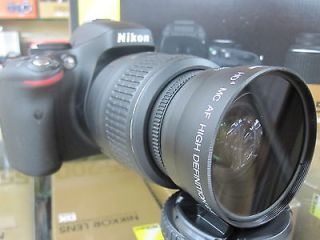 Macro Lens for Nikon d5100 d5000 d60 d40 d3100 d3200 d3000 w/18 55 TH