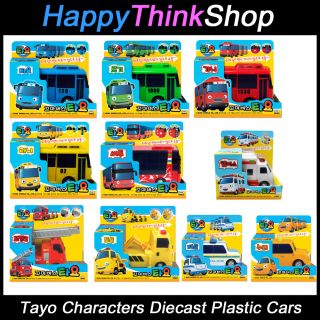 The Little Bus TAYO & Friends Main Diecast Plastic Cars   Choose Model