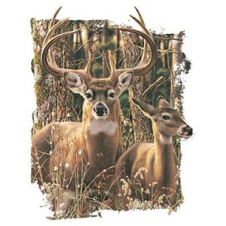 Life T Shirt Deer Hunting Woods Hunter Outdoors 12 Point Buck Camo