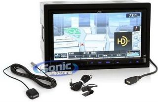 JVC KW NT800HDT 7 Touchscreen CD/DVD/ Car Stereo w/ Nav/Bluetooth
