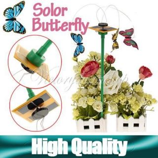 Solar Power Flying Butterfly Butterflies Garden Yard Decoration Gift