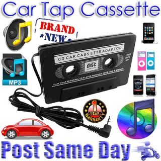 Car Cassette Tape Converter Adapter For iPOD NANO  MP4 MD CD Phone