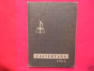 1964 CALVERT HIGH SCHOOL YEARBOOK TIFFIN OH OHIO