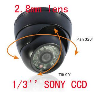 Lens Surveillance SONY CCD Video Dome CCTV Security Camera Indoor w1