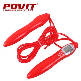 POVIT Digital LCD Counter Calorie Counter Timer Skipping Rope Jump