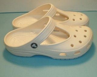 Genuine Crocs Candace Clogs NWT Womens 7~8~9~10 Oyster/Ivory FREE