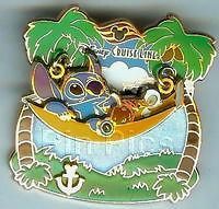 DCL Disney STITCH IN A HAMMOCK Ducklings Cruiseline Cruise Line LE 500