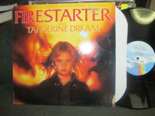 FIRESTARTER Soundtrack Tangerine Dream vinyl LP PROMO 84 stephen king