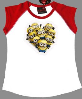 Despicable Me Minions T Shirt Girls Choose Size/Colour Quality T Shirt