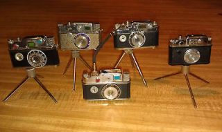 Five Vintage Camera Lighters  Made in Occupied Japan in 1940s/1950s