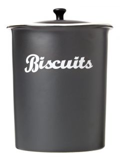 Linea Curve Biscuit Jar Black (See description to view the full range)
