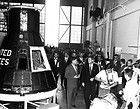 PRESIDENT JOHN F. KENNEDY TOURS CAPE CANAVERAL IN 1962 8X10 NASA