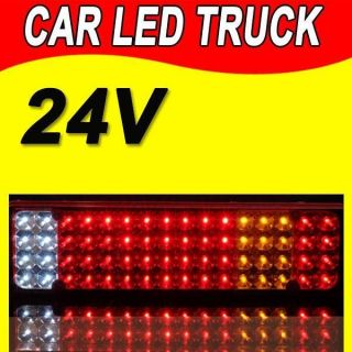 24V 2X LED Tail Lights for Caravan Camper Trailer Truck Chassis Car