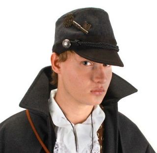 SteamPunk Cosplay Military Cadet Hat Grey, NEW UNWORN