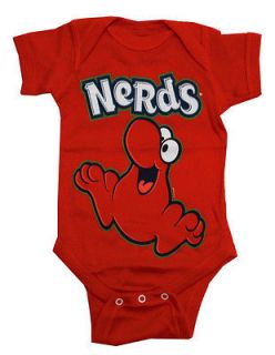 Nerds Red Nerd Logo Candy Vintage Style Life Clothing Baby Snapsuit
