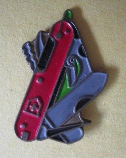 swiss army knife pocket knife lapel pin from canada time