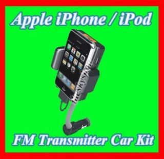 iPod iPhone 3GS FM Transmitter Charger Car  Dock Kit CA#F