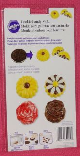 , Flower, Cookie Candy Mold, Wilton, New, Plastic, Chocolate Molding