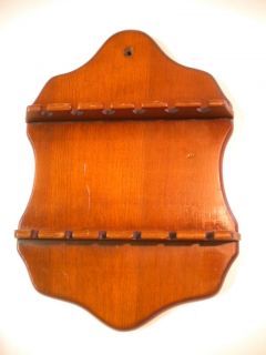 Wood Souvenir Spoon Wall Holder / Rack, BIN