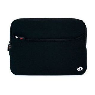 Trio Stealth Pro 7 Inch Tablet Sleeve Case Front Zipper Pocket Black