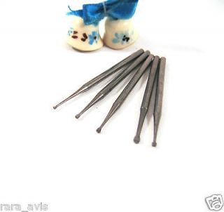 GROUP OF SSW INVERTED CONE BURS   Jeweler / Watchmaker / Lathe Tool