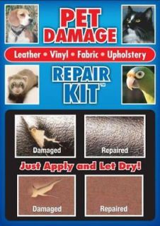 NEW PET DAMAGE LEATHER/VINYL/FABRIC REPAIR KIT DO IT YOURSELF M008N