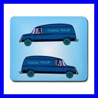 Mousepad Mouse Mat Pad HEARSE Funeral Director Parlor Car Home