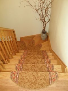 Set of Beautiful Carpet Stair Mats Rugs Treads Runners for Inside