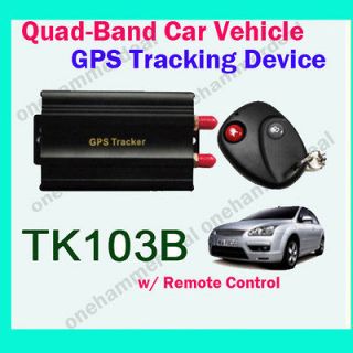 GSM GPRS GPS Vehicle Car Tracker TK103B Security Alarm+Remote Control