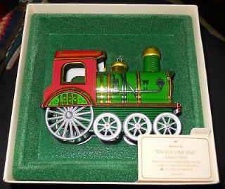 RARE 1983 Hallmark Tin Locomotive Series 2nd Edition Ornament Dated