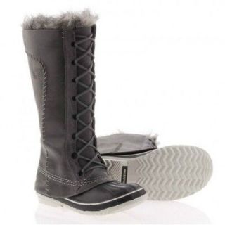 Womens Sorel Cate the Great Winter Boots Waterproof NL1642 035 Pewter