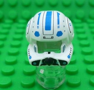 Lego Star Wars Imperial Clone Pilot Blue Markings Helmet Part