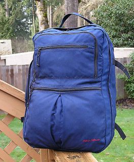 KIVA Design Rick Stevens Navy Blue Canvas Backpack/Rucksack/Duffle Bag